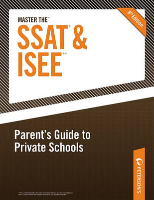 Book cover for Master the SSAT/ISEE: Parent's Guide to Private Schools
