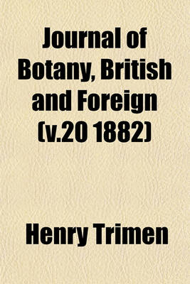 Book cover for Journal of Botany, British and Foreign (V.20 1882)