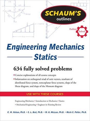 Cover of Schaum's Outline of Engineering Mechanics: Statics