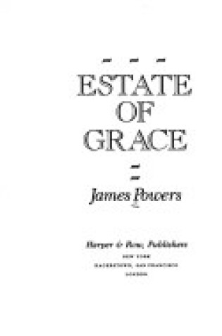 Cover of Estate of Grace