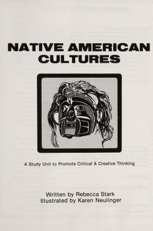 Cover of Native American Cultures