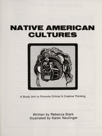 Book cover for Native American Cultures