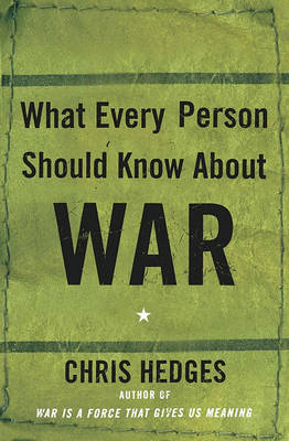 Book cover for What Every Person Should Know about War