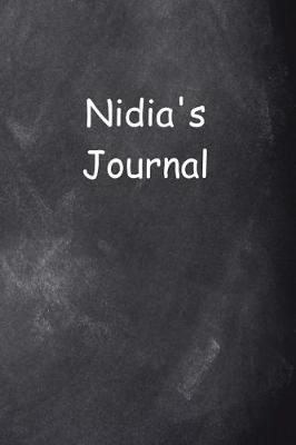 Cover of Nidia Personalized Name Journal Custom Name Gift Idea Nidia