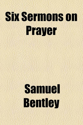 Book cover for Six Sermons on Prayer