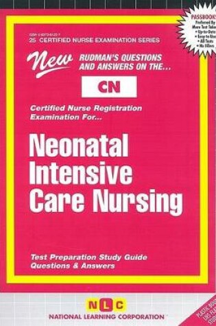 Cover of Neonatal Intensive Care Nursing