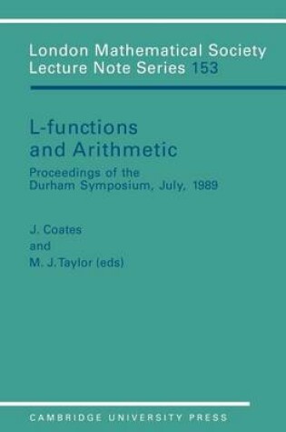 Cover of L-Functions and Arithmetic