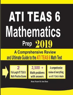 Book cover for ATI TEAS 6 Mathematics Prep 2019