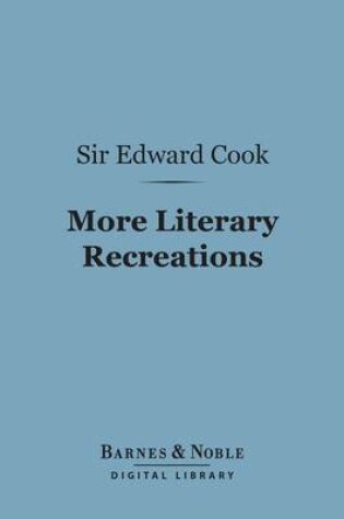 Cover of More Literary Recreations (Barnes & Noble Digital Library)