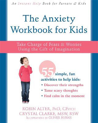 Book cover for The Anxiety Workbook for Kids