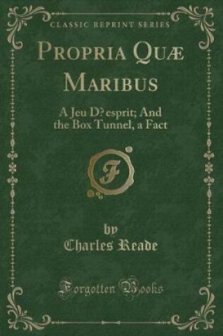 Cover of Propria Quæ Maribus