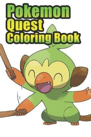 Cover of pokemon quest coloring book