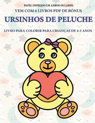 Book cover for Livro para colorir para crianças de 4-5 anos (Ursinhos de peluche)