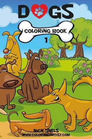 Cover of Dogs Coloring Book 1