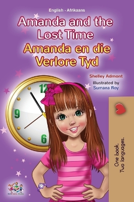 Book cover for Amanda and the Lost Time (English Afrikaans Bilingual Book for Kids)