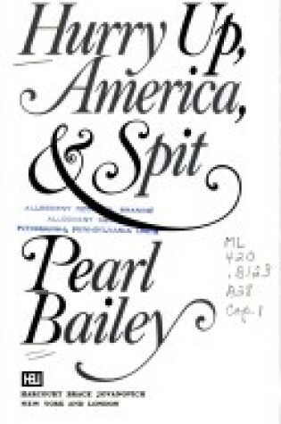 Cover of Hurry Up, America, and Spit