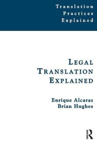 Cover of Legal Translation Explained