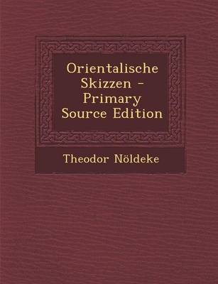 Book cover for Orientalische Skizzen