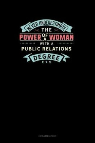 Cover of Never Underestimate The Power Of A Woman With A Public Relations Degree