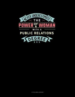 Cover of Never Underestimate The Power Of A Woman With A Public Relations Degree