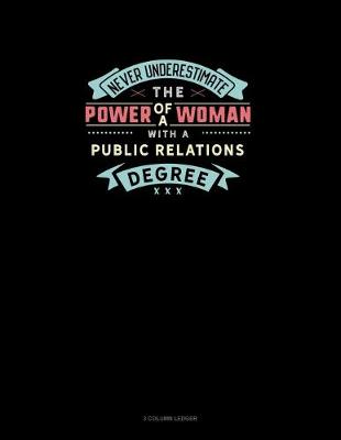 Book cover for Never Underestimate The Power Of A Woman With A Public Relations Degree