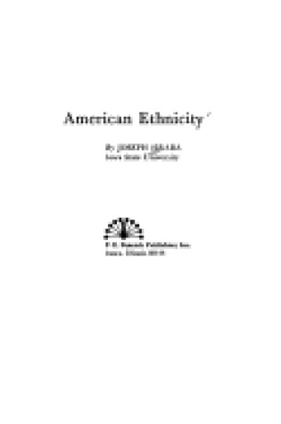 Cover of American Ethnicity