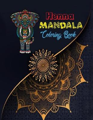 Book cover for Henna Mandala Coloring Book