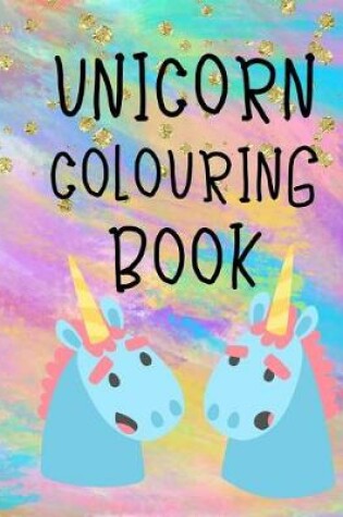 Cover of Unicorn colouring book