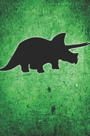 Cover of Triceratops Dinosaur Green Journal Notebook