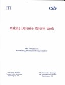 Book cover for Making Defense Reform Work