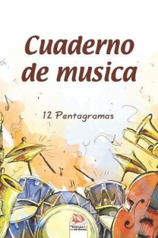 Cover of Cuaderno de musica 12 pentagramas