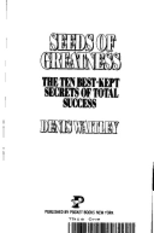 Cover of Seeds of Grtness