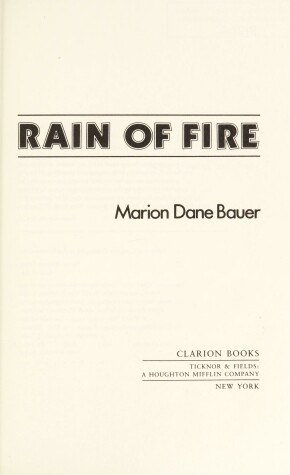 Cover of Rain of Fire