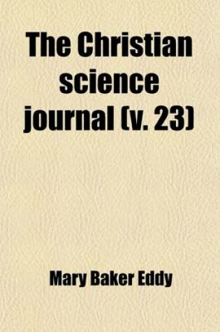 Cover of The Christian Science Journal (Volume 23)