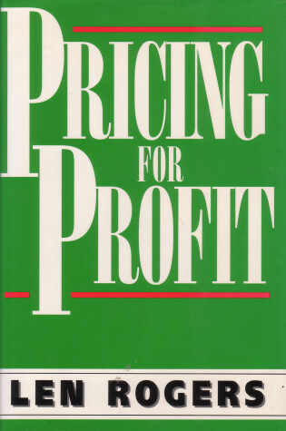 Cover of Pricing for Profit