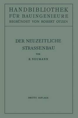 Book cover for Der Neuzeitliche Strassenbau