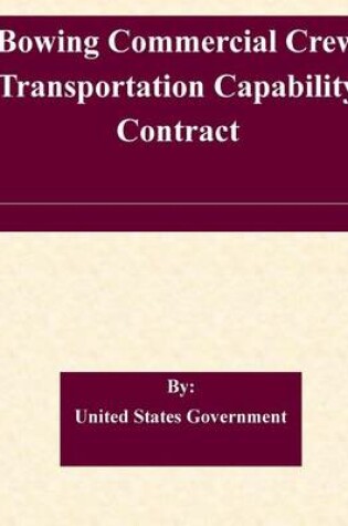 Cover of Boeing Commercial Crew Transportation Capability Contract