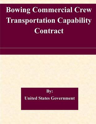 Book cover for Boeing Commercial Crew Transportation Capability Contract