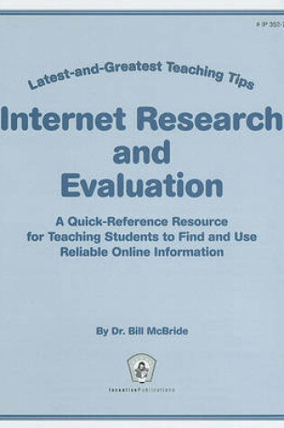 Cover of Internet Research and Evaluation