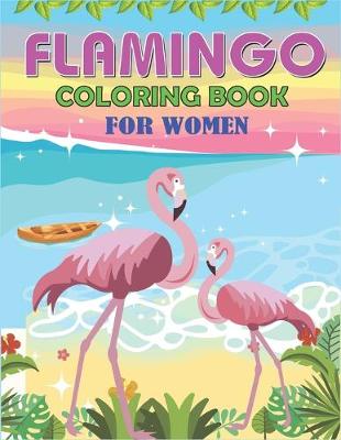 Book cover for Flamingo Coloring Book for Women