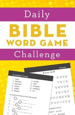 Book cover for Daily Bible Word Game Challenge