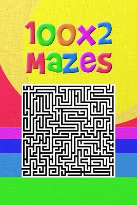 Book cover for 100 x 2 Mazes