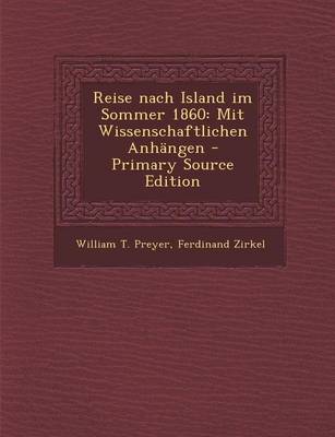 Book cover for Reise Nach Island Im Sommer 1860
