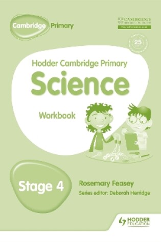 Cover of Hodder Cambridge Primary Science Workbook 4