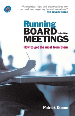 Book cover for Running Board Meetings