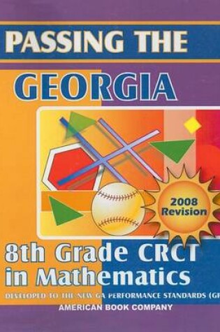 Cover of Passing the Georgia 8th Grade CRCT in Mathematics
