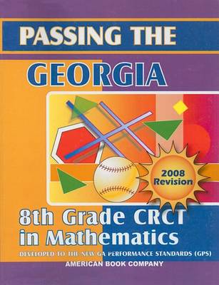 Book cover for Passing the Georgia 8th Grade CRCT in Mathematics