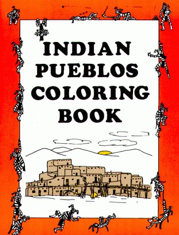 Book cover for Indian Pueblos Coloring Book