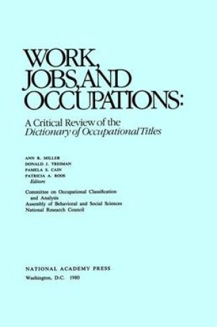 Cover of Work, Jobs, and Occupations
