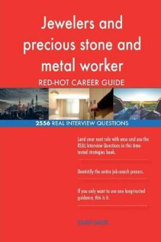 Cover of Jewelers and precious stone and metal worker RED-HOT Career; 2556 REAL Interview